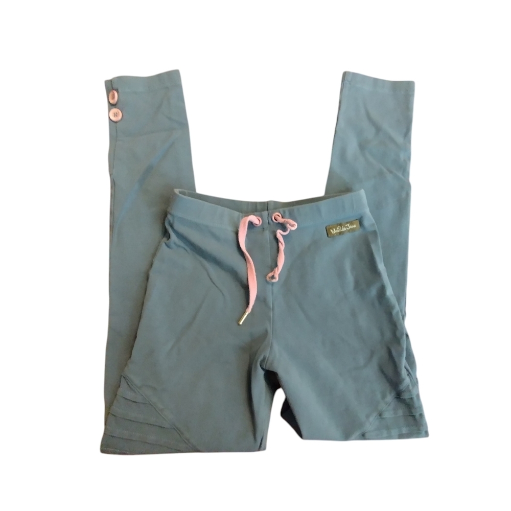 Matilda Jane 2/$10 Gray Bottoms Leggings with Pink Accents